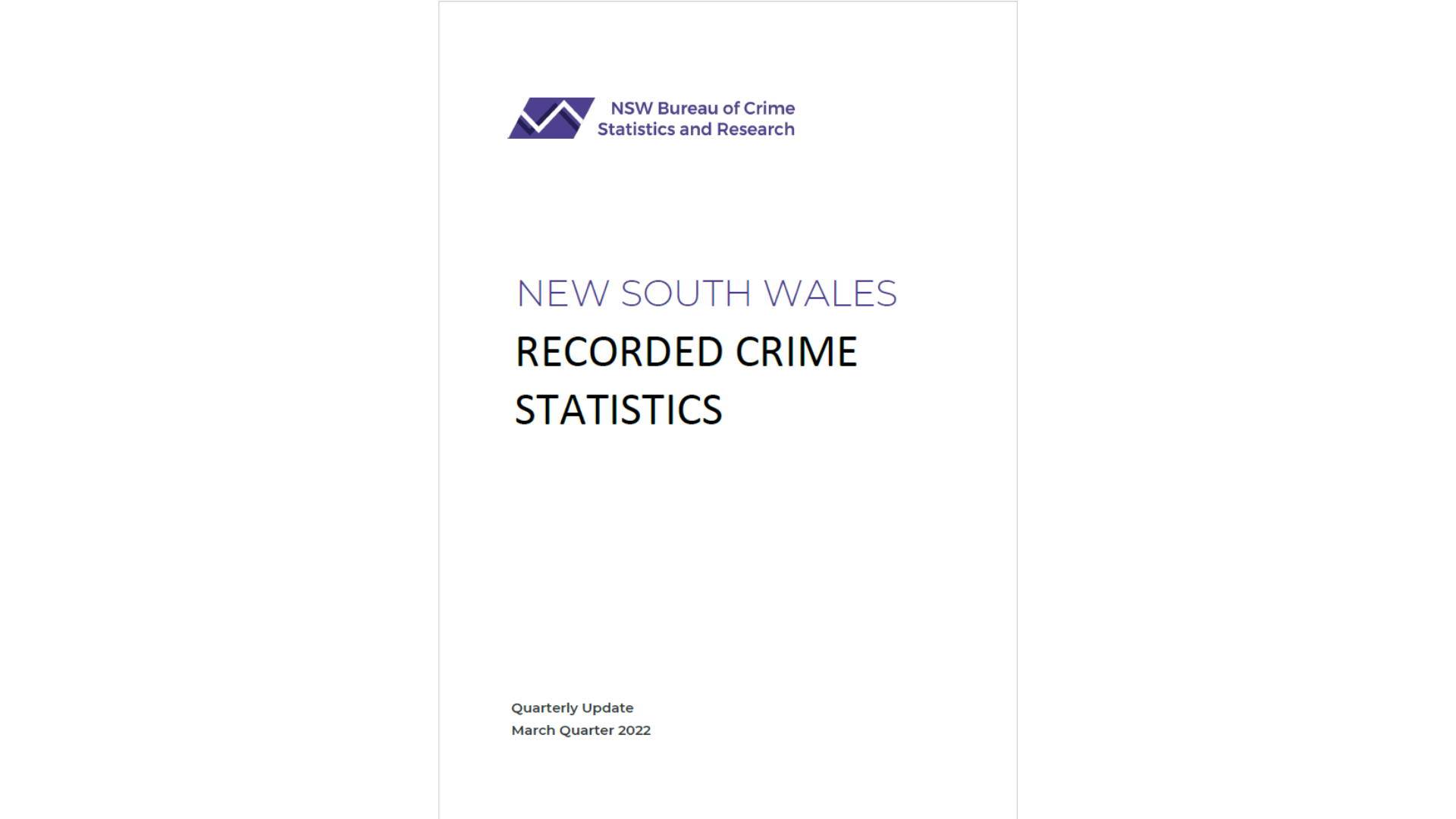 NSW Recorded Crime Statistics March 2022 SIFA Shooting Industry   NSW Recorded Crime Statistics 