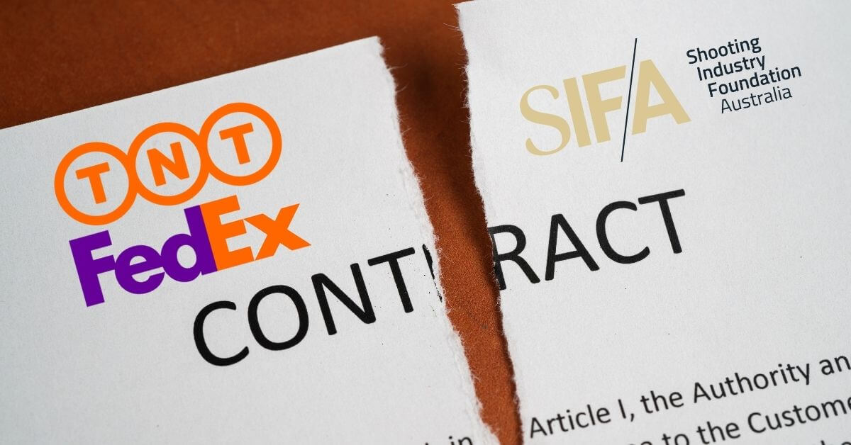 FedEx / TNT cancels the entire Australian firearms industry risking